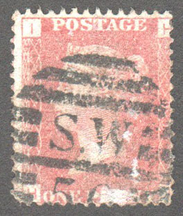 Great Britain Scott 33 Used Plate 199 - HI - Click Image to Close